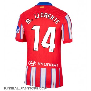 Atletico Madrid Marcos Llorente #14 Replik Heimtrikot 2024-25 Kurzarm